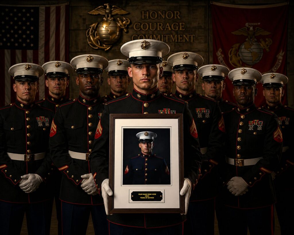 Retirement keepsake frame with name and date engraving